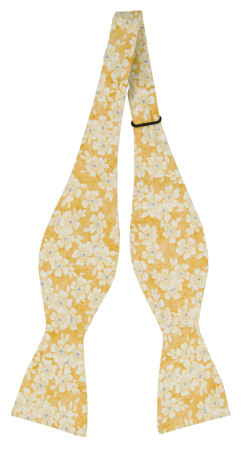 AFFECTIONATE YELLOW oknuten fluga