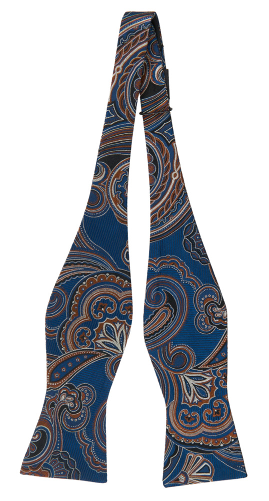 ALLOVERTHEPLACE DARK BLUE oknuten fluga
