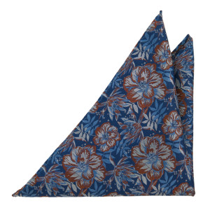 BLOSSOMING BLUE bröstnäsduk