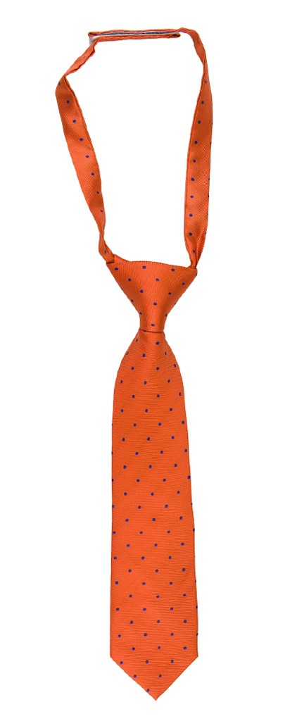 FESTLIG ORANGE barnslips liten förknuten