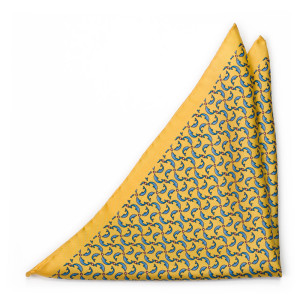 GIOCHIFINI Yellow bröstnäsduk