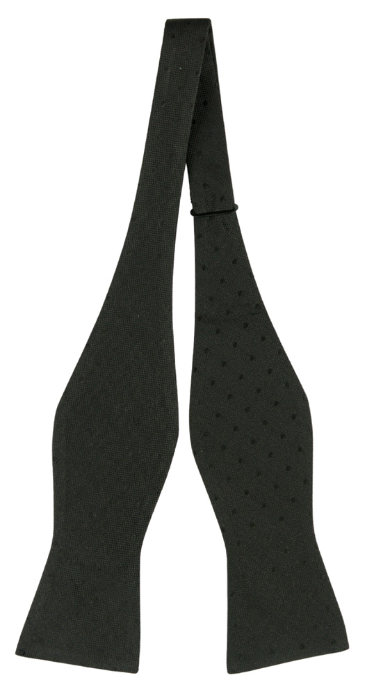 BRUDGUM BLACK oknuten fluga