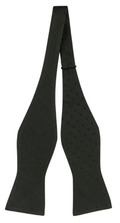 BRUDGUM BLACK oknuten fluga