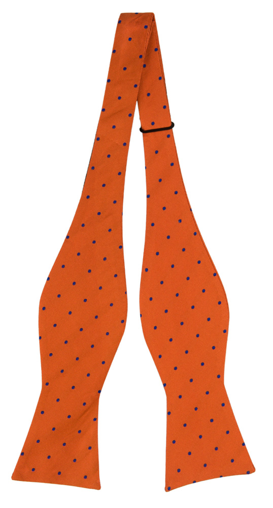 FESTLIG ORANGE oknuten fluga