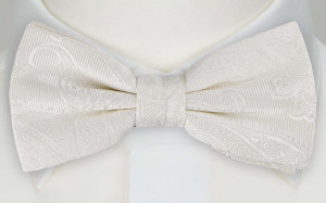 FLOTT WHITE knuten fluga