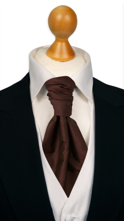 SOLID Brown förknuten kravatt