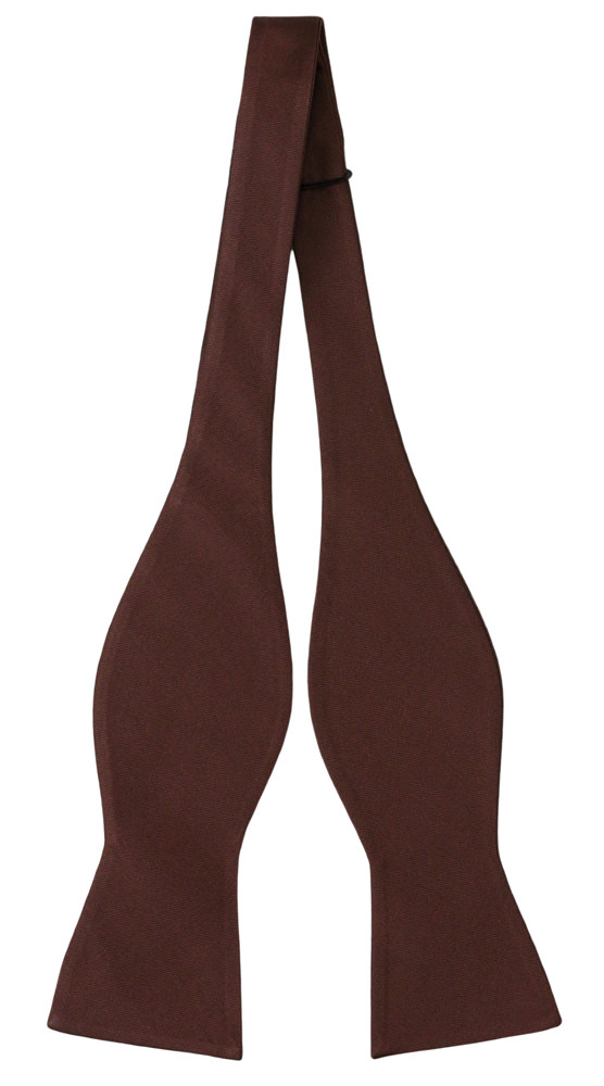 SOLID Brown oknuten fluga