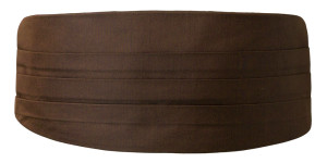 SOLID Dark brown gördel