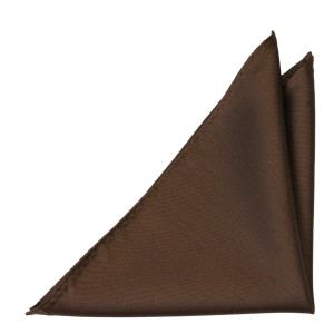 SOLID Dark brown bröstnäsduk