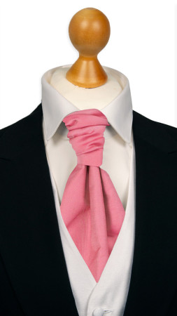 SOLID Dark pink förknuten kravatt