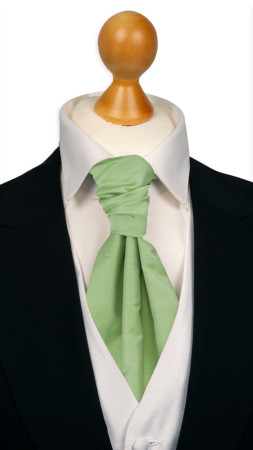 SOLID Light green förknuten kravatt