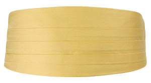 SOLID Light yellow gördel