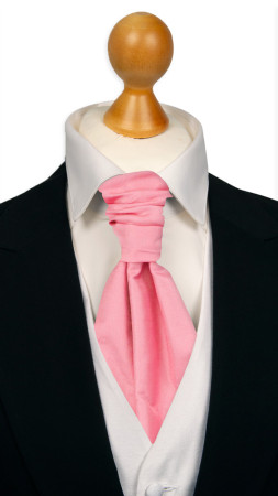 SOLID Pink förknuten kravatt