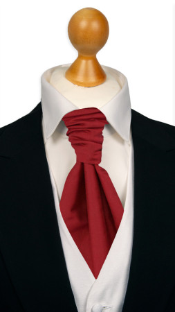 SOLID Red förknuten kravatt