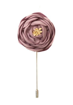 POSY ROSE TAUPE kavajnål