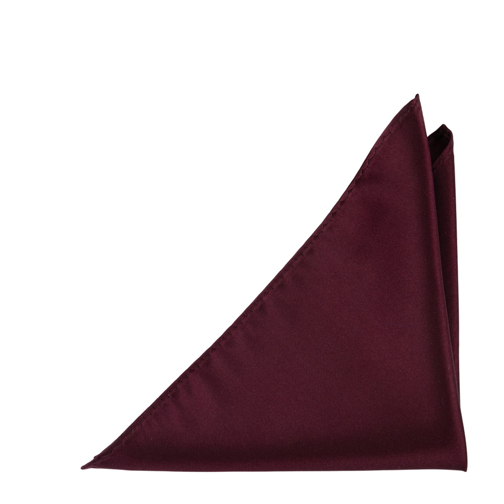 SATIN BURGUNDY bröstnäsduk