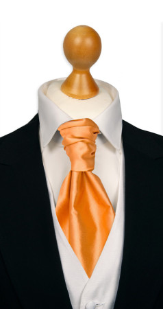 SATIN PEACH förknuten kravatt