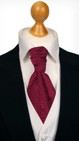 SNAZZY Dark red förknuten kravatt
