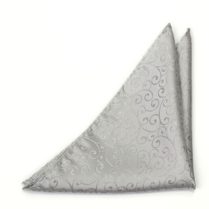 SNAZZY Silver bröstnäsduk