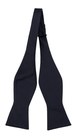 SOLID Dark navy oknuten fluga