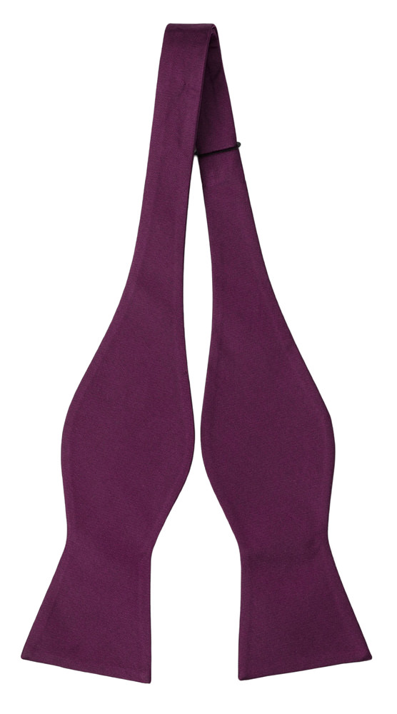 SOLID Magenta oknuten fluga