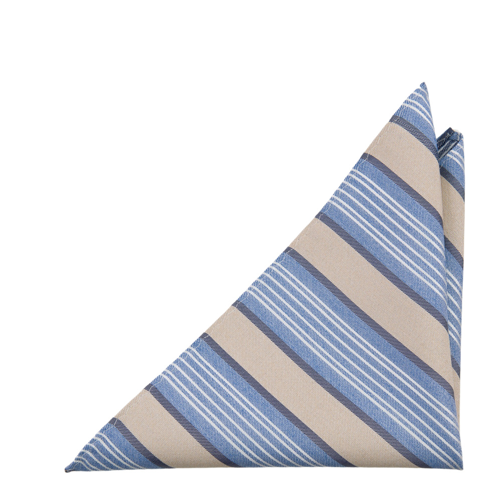 SPONTANEOUSSTRIPES FAWN BEIGE bröstnäsduk