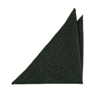 SPRACKLIG DARK GREEN bröstnäsduk