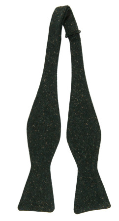 SPRACKLIG DARK GREEN oknuten fluga