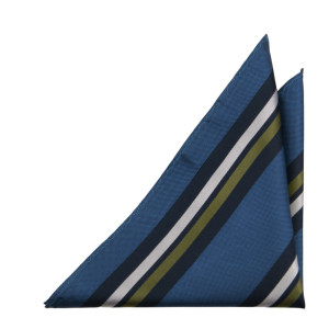 STRIPEDOUT SLATE BLUE bröstnäsduk
