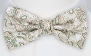 SWEETHEARTER GREEN knuten fluga