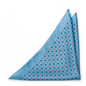 TRIFOGLEZZA Light blue bröstnäsduk