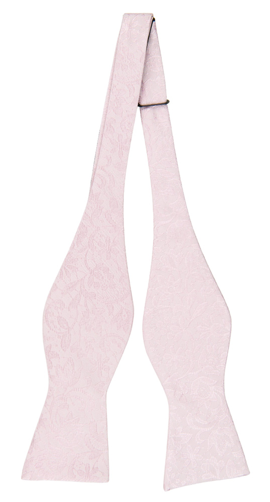 VIGSEL Powder pink oknuten fluga