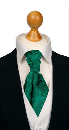 WEDDED EMERALD GREEN förknuten kravatt