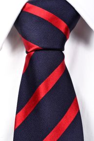 Rödblå slips
